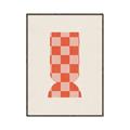 Picture of Mosaic of Peach Vase _GroupedProduct_Rectangle_Portrait_Canvas_Framed_