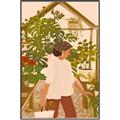 Picture of Dreamy Orchard Dalliance _GroupedProduct_Rectangle_Portrait_Canvas_Framed_