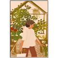 Picture of Dreamy Orchard Dalliance _GroupedProduct_Rectangle_Portrait_Canvas_Framed_