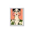 Picture of Peachy Elegance _GroupedProduct_Rectangle_Portrait_Framed_Matted_