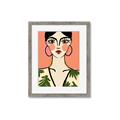 Picture of Peachy Elegance _GroupedProduct_Rectangle_Portrait_Framed_Matted_