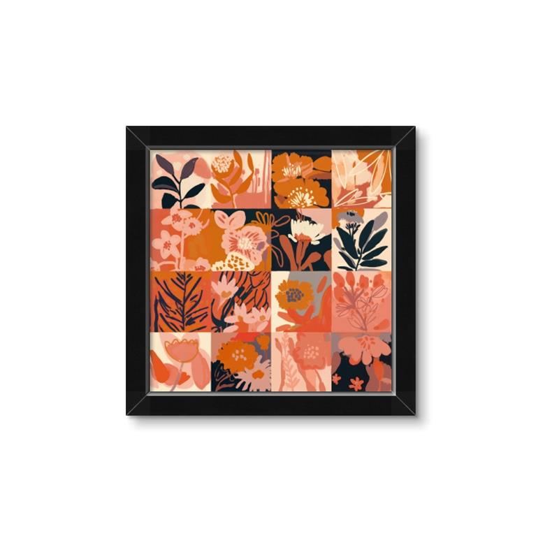 Picture of Whispers of Peach Memory _GroupedProduct_Square_Framed_Matted_