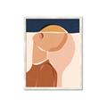 Picture of Figurative Half Face _GroupedProduct_Rectangle_Portrait_Framed_Matted_