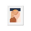 Picture of Figurative Half Face _GroupedProduct_Rectangle_Portrait_Framed_Matted_