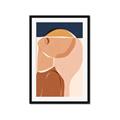 Picture of Figurative Half Face _GroupedProduct_Rectangle_Portrait_Framed_Matted_