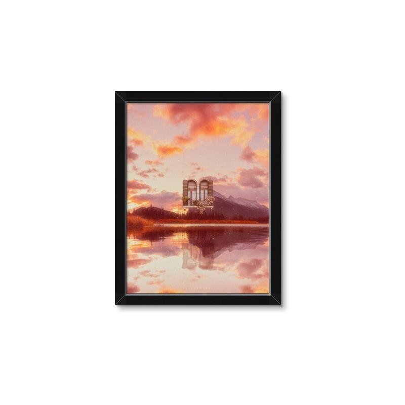 Picture of Tranquil Landscape Tapestry _GroupedProduct_Rectangle_Portrait_Framed_Matted_