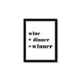 Picture of Wine Dinner Winner _GroupedProduct_Rectangle_Portrait_Framed_Matted_