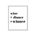 Picture of Wine Dinner Winner _GroupedProduct_Rectangle_Portrait_Framed_Matted_