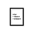 Picture of Wine Dinner Winner _GroupedProduct_Rectangle_Portrait_Framed_Matted_