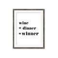 Picture of Wine Dinner Winner _GroupedProduct_Rectangle_Portrait_Framed_Matted_
