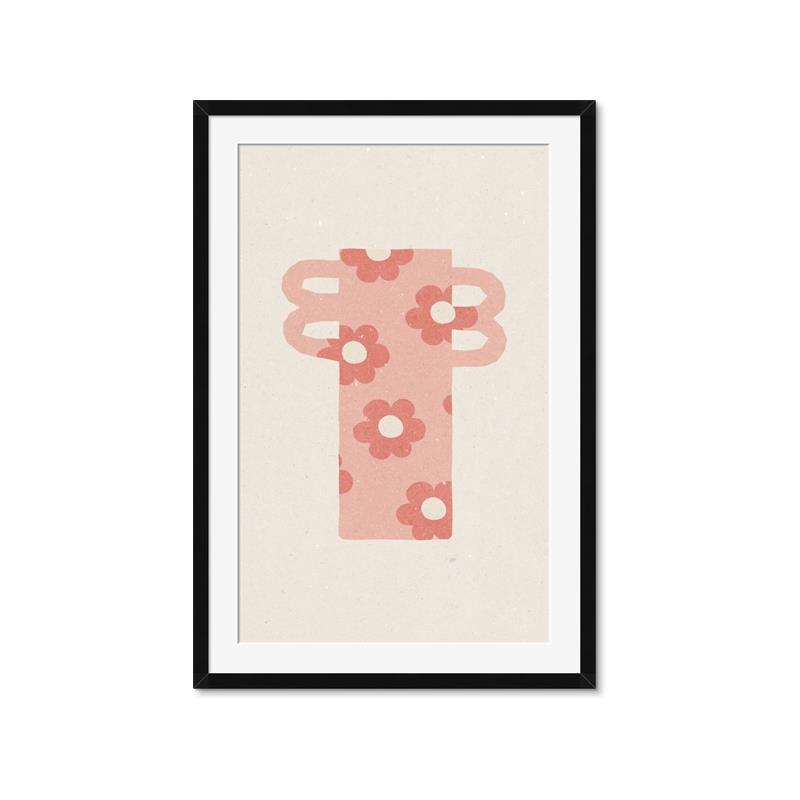 Picture of Figurative Floral Fresco _GroupedProduct_Rectangle_Portrait_Framed_Matted_