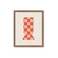 Picture of Mosaic of Peach Vase _GroupedProduct_Rectangle_Portrait_Framed_Matted_