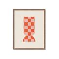 Picture of Mosaic of Peach Vase _GroupedProduct_Rectangle_Portrait_Framed_Matted_