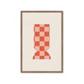 Picture of Mosaic of Peach Vase _GroupedProduct_Rectangle_Portrait_Framed_Matted_