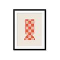 Picture of Mosaic of Peach Vase _GroupedProduct_Rectangle_Portrait_Framed_Matted_
