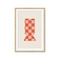 Picture of Mosaic of Peach Vase _GroupedProduct_Rectangle_Portrait_Framed_Matted_