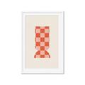 Picture of Mosaic of Peach Vase _GroupedProduct_Rectangle_Portrait_Framed_Matted_
