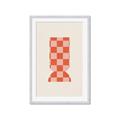 Picture of Mosaic of Peach Vase _GroupedProduct_Rectangle_Portrait_Framed_Matted_