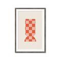 Picture of Mosaic of Peach Vase _GroupedProduct_Rectangle_Portrait_Framed_Matted_