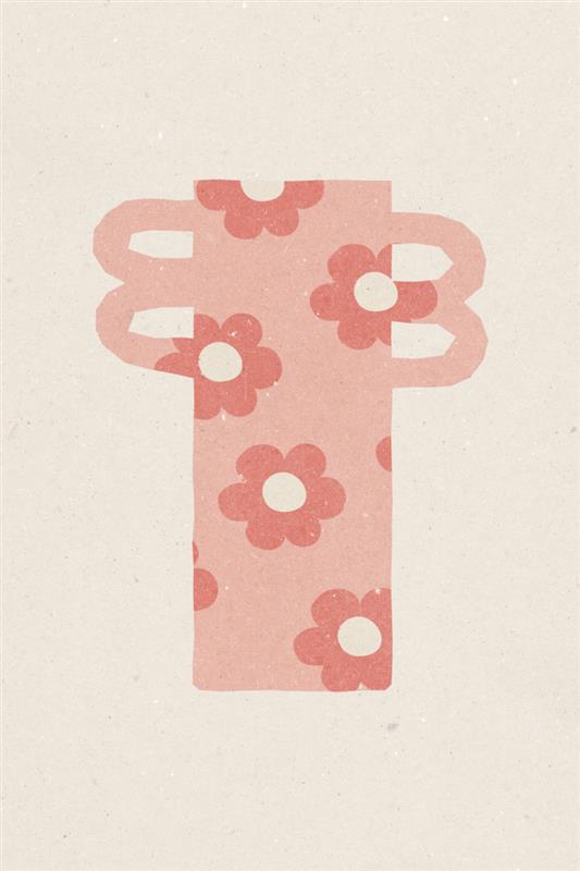 Picture of Figurative Floral Fresco _GroupedProduct_Rectangle_Portrait_Unframed_Print_Only_
