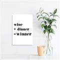 Picture of Wine Dinner Winner _GroupedProduct_Rectangle_Portrait_Canvas_