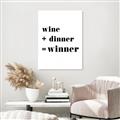 Picture of Wine Dinner Winner _GroupedProduct_Rectangle_Portrait_Canvas_