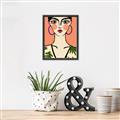 Picture of Peachy Elegance _GroupedProduct_Rectangle_Portrait_Canvas_Framed_