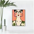Picture of Peachy Elegance _GroupedProduct_Rectangle_Portrait_Canvas_Framed_