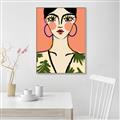 Picture of Peachy Elegance _GroupedProduct_Rectangle_Portrait_Canvas_Framed_