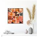 Picture of Whispers of Peach Memory _GroupedProduct_Square_Canvas_Framed_