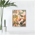 Picture of Harmonious Tropical Hues _GroupedProduct_Rectangle_Portrait_Canvas_Framed_