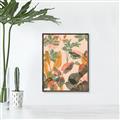 Picture of Harmonious Tropical Hues _GroupedProduct_Rectangle_Portrait_Canvas_Framed_