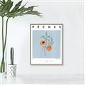 Picture of Peach Fruit Fusion _GroupedProduct_Rectangle_Portrait_Canvas_Framed_