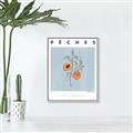 Picture of Peach Fruit Fusion _GroupedProduct_Rectangle_Portrait_Canvas_Framed_