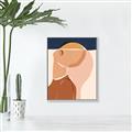 Picture of Figurative Half Face _GroupedProduct_Rectangle_Portrait_Canvas_Framed_