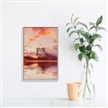 Picture of Tranquil Landscape Tapestry _GroupedProduct_Rectangle_Portrait_Canvas_Framed_