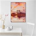 Picture of Tranquil Landscape Tapestry _GroupedProduct_Rectangle_Portrait_Canvas_Framed_