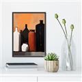 Picture of Still Life Symphony in Peach _GroupedProduct_Rectangle_Portrait_Canvas_Framed_