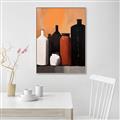 Picture of Still Life Symphony in Peach _GroupedProduct_Rectangle_Portrait_Canvas_Framed_