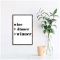 Picture of Wine Dinner Winner _GroupedProduct_Rectangle_Portrait_Canvas_Framed_
