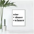 Picture of Wine Dinner Winner _GroupedProduct_Rectangle_Portrait_Canvas_Framed_