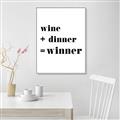 Picture of Wine Dinner Winner _GroupedProduct_Rectangle_Portrait_Canvas_Framed_