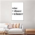 Picture of Wine Dinner Winner _GroupedProduct_Rectangle_Portrait_Canvas_Framed_
