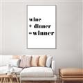 Picture of Wine Dinner Winner _GroupedProduct_Rectangle_Portrait_Canvas_Framed_