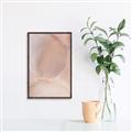 Picture of Peach Palette Bubbles _GroupedProduct_Rectangle_Portrait_Canvas_Framed_