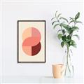 Picture of Dreamy Peach Serenade _GroupedProduct_Rectangle_Portrait_Canvas_Framed_