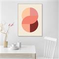 Picture of Dreamy Peach Serenade _GroupedProduct_Rectangle_Portrait_Canvas_Framed_