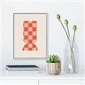 Picture of Mosaic of Peach Vase _GroupedProduct_Rectangle_Portrait_Canvas_Framed_