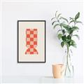 Picture of Mosaic of Peach Vase _GroupedProduct_Rectangle_Portrait_Canvas_Framed_