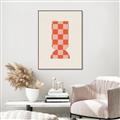 Picture of Mosaic of Peach Vase _GroupedProduct_Rectangle_Portrait_Canvas_Framed_